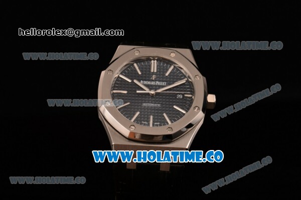 Audemars Piguet Royal Oak 39MM Miyota 9015 Automatic Steel Case with Blue Dial and Stick Markers (BP) - Click Image to Close